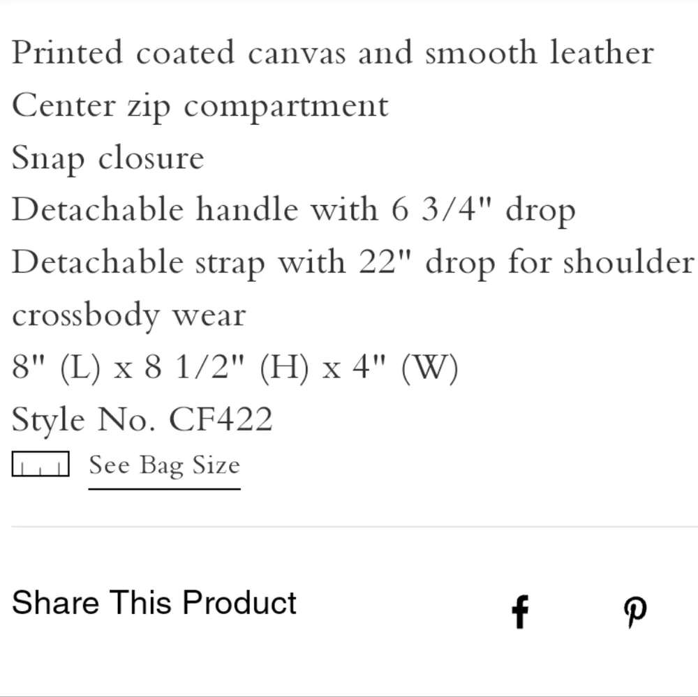 NWT Coach Mollie Bucket 22 Satchel w cherries - Picture 5 of 5